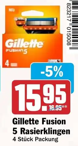 HIT Gillette Fusion 5 Rasierklingen Angebot
