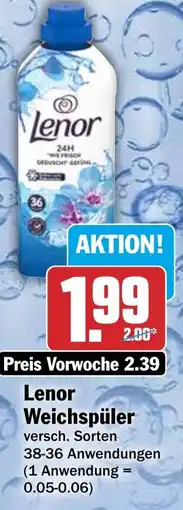HIT Lenor Weichspüler Angebot