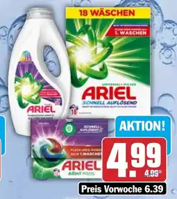 HIT Ariel Waschmittel Pulver, Flüssig oder Pods Angebot