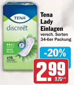 HIT Tena Lady Einlagen Angebot