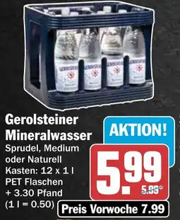 HIT Gerolsteiner Mineralwasser Angebot