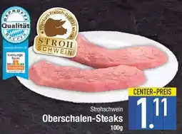 E-Center Strohschwein Oberschalen-Steaks Angebot