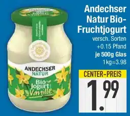 E-Center Andechser Natur Bio- Fruchtjogurt Angebot