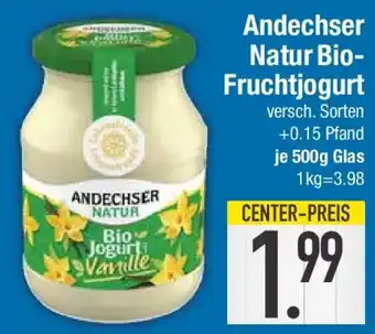 E-Center Andechser Natur Bio- Fruchtjogurt Angebot
