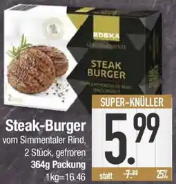 E-Center Steak-Burger Angebot