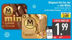 E-Center Magnum Eis 3er, 4er oder 6er Minis Angebot