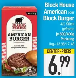 E-Center Block House American oder Block Burger Angebot