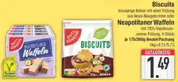 E-Center Biscuits oder Neapolitaner Waffeln Angebot