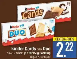 E-Center kinder Cards oder Duo Angebot