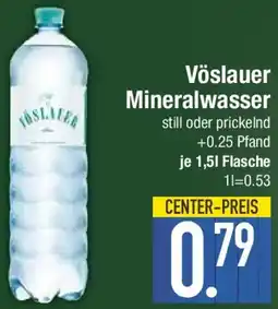 E-Center Vöslauer Mineralwasser Angebot