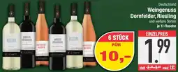 E-Center Weingenuss Dornfelder, Riesling Angebot