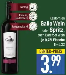 E-Center Gallo Wein oder Spritz Angebot