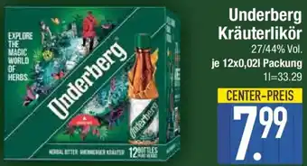 E-Center Underberg Kräuterlikör Angebot