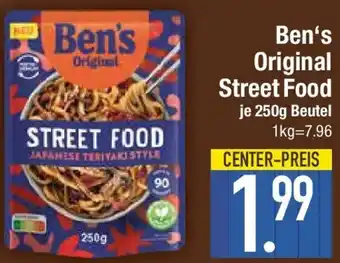 E-Center Ben's Original Street Food Angebot