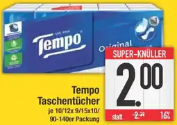 E-Center Tempo Taschentücher Angebot