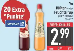 E-Center Yo Blüten oder Fruchtsirup Angebot