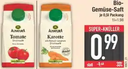 E-Center Bio Gemüse-Saft Angebot