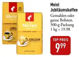 Galeria Markthalle Meinl Jubiläumskaffee Angebot