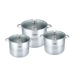Netto Marken-Discount 6tlg. Edelstahl Kochtopf Set Angebot