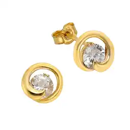 Netto Marken-Discount Fascination by Ellen K. Ohrstecker 585/- Gelbgold Zirkonia Angebot