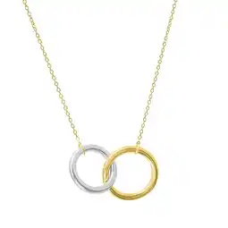 Netto Marken-Discount Celesta Silber Halskette 925 Sterling Silber zweifarbig Angebot