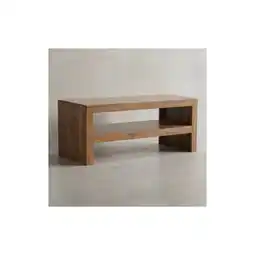 Netto Marken-Discount KADIMA DESIGN Sheesham Massiv Couchtisch: Modern, orientalisches Flair, 110x45x45 cm, Handgefertigt Angebot