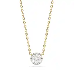 Netto Marken-Discount Diam Addict Halskette 585 Gelbgold mit im Labor gezüchteten Diamanten Angebot