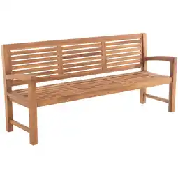 Netto Marken-Discount CLP Teakbank Halden I Holzbank Für Den Garten I Sitzbank Mit Armlehnen Angebot