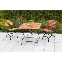 Netto Marken-Discount Merxx Schlossgarten Set 3tlg. Klapptisch Angebot