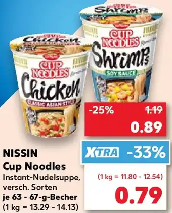 Kaufland NISSIN Cup Noodles Angebot