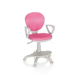 Netto Marken-Discount hjh OFFICE Kinderdrehstuhl KID COLOUR G1 Stoff mit Armlehnen Angebot