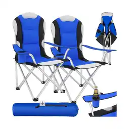 Netto Marken-Discount tectake Campingstuhl, faltbar, gepolstert, geringes Gewicht, 60 x 88 x 110 cm Angebot