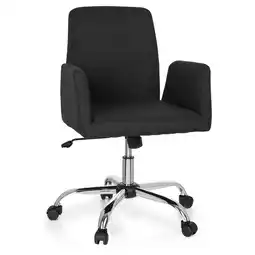 Netto Marken-Discount hjh OFFICE Home Office Bürostuhl FLOW Stoff mit Armlehnen Angebot