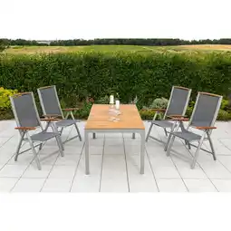 Netto Marken-Discount Merxx Siena Set 5tlg. Tisch 150x90 cm Angebot