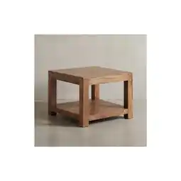Netto Marken-Discount KADIMA DESIGN Couchtisch NAKO Massivholz: Landhausstil, Ablagefach, robust, pflegeleicht Angebot