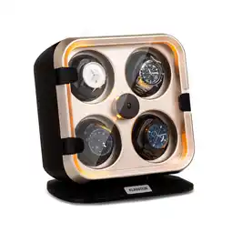 Netto Marken-Discount Clover Uhrenbeweger 4 Uhren 3 Rotationen 4 Geschwindigkeiten LED Angebot