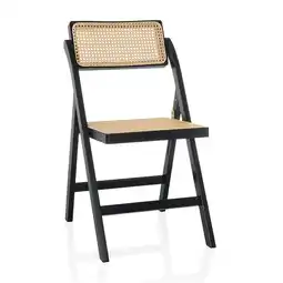 Netto Marken-Discount hjh LIVING Klappstuhl TUDELA BAMBOO Bambus, Rattan Angebot