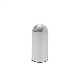 Netto Marken-Discount hjh OFFICE Mülleimer PUSH 35L Stahlblech Angebot