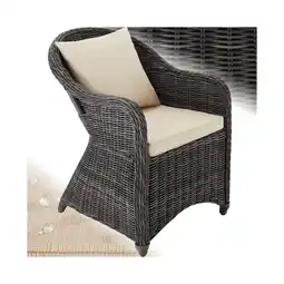 Netto Marken-Discount tectake Aluminium Rattansessel, wetterfest und UV-beständig, pflegeleicht, kein Aufbau Angebot