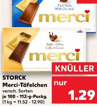 Kaufland STORCK Merci-Täfelchen Angebot