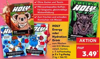 Kaufland HOLY Energy oder Hydration Drink Angebot