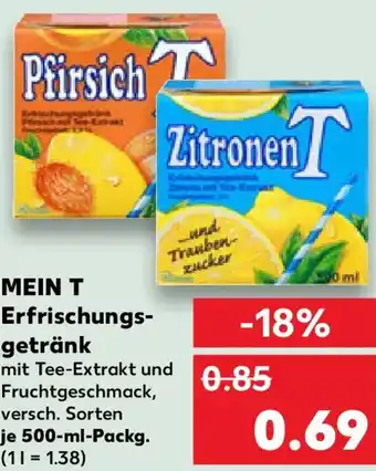 Kaufland MEIN T Erfrischungsgetränk Angebot