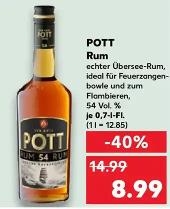 Kaufland POTT Rum Angebot