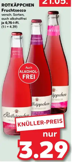 Kaufland ROTKÄPPCHEN Fruchtsecco Angebot