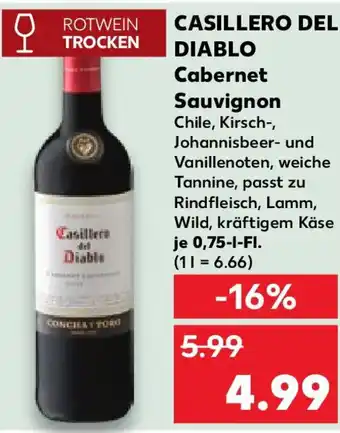 Kaufland CASILLERO DEL DIABLO Cabernet Sauvignon Angebot