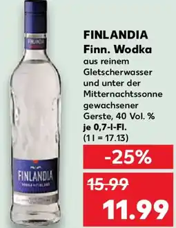 Kaufland FINLANDIA Finn. Wodka Angebot