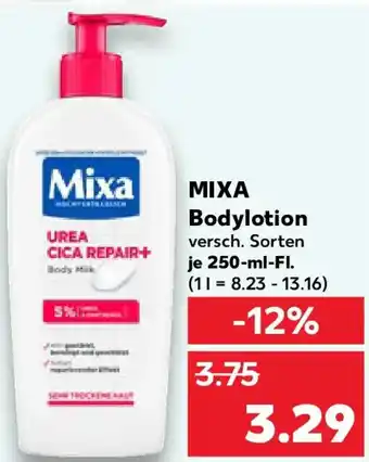 Kaufland MIXA Bodylotion Angebot