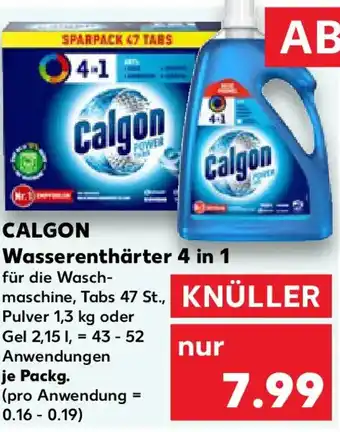 Kaufland CALGON Wasserenthärter 4 in 1 Angebot