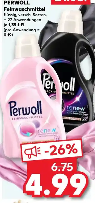 Kaufland PERWOLL Feinwaschmittel Angebot