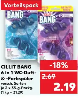 Kaufland CILLIT BANG 6 in 1 WC-Duft- & -Farbspüler Angebot